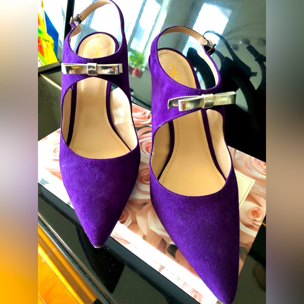 Made in Italy Gorgeous & sexy pumps! Suede upper, all leather lining/soles